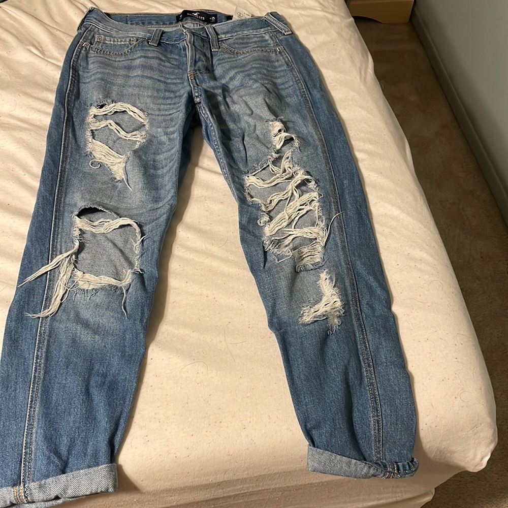 hollister boyfriend jeans